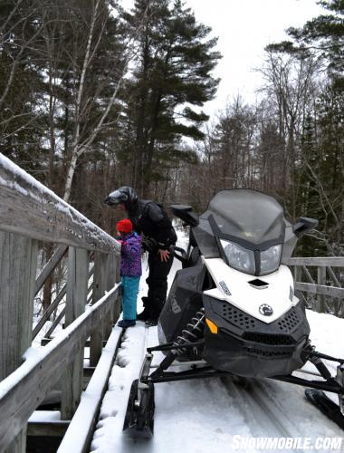 Snowmobile Bridge Huntsville