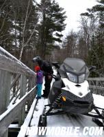 Snowmobile Bridge Huntsville