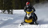 2016 Ski-Doo MXZ Blizzard 800 Action Cornering