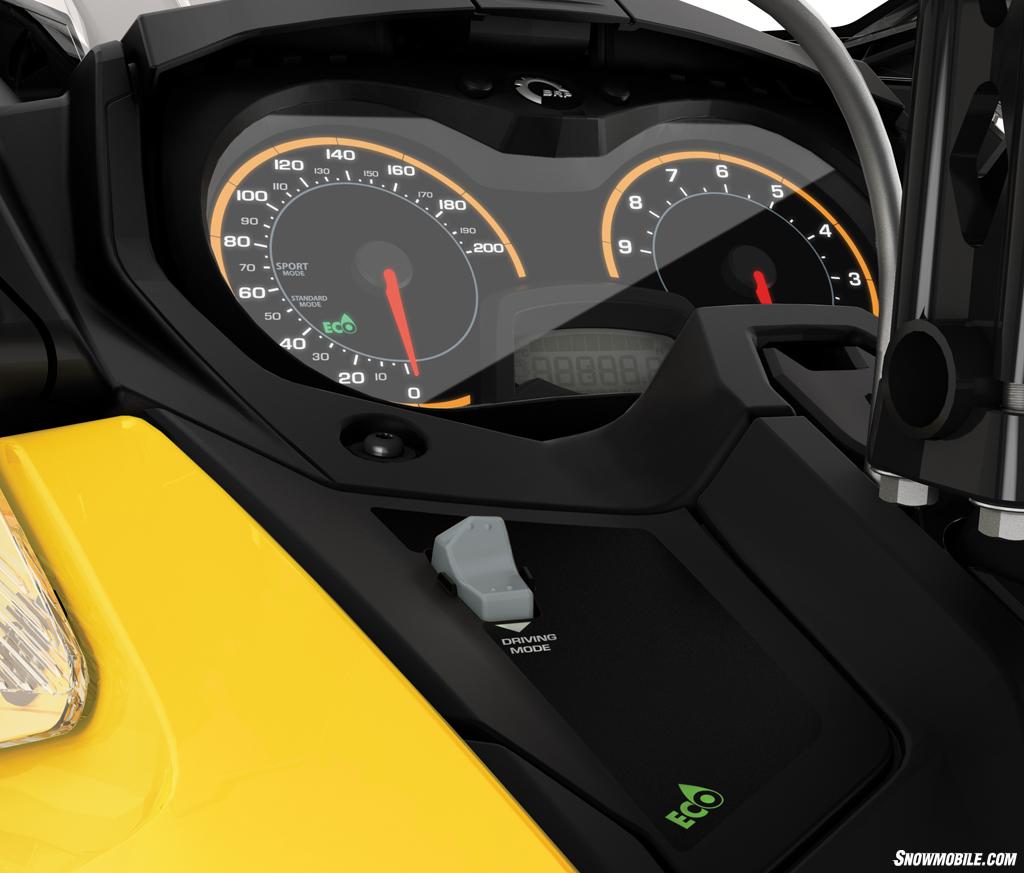 2016 Ski-Doo MXZ TNT 1200 4-TEC Modes Button