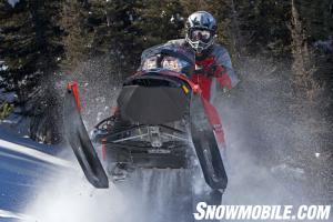 2016 Ski-Doo Summit SP T3 Action Skis Up