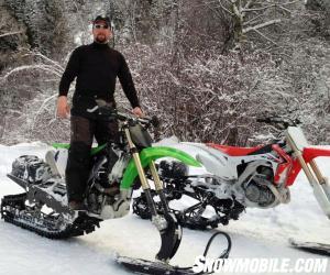 Evan Myler Snow Bike Rider