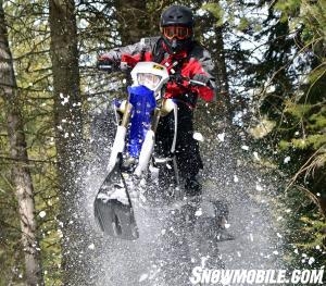 Timbersled Snow Bike Jump